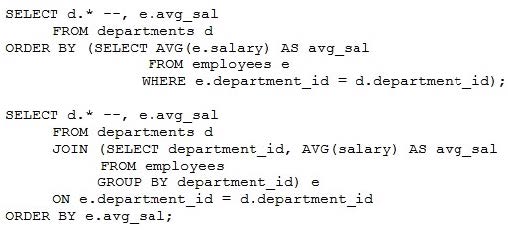 1Z0-071 exam free questions 4