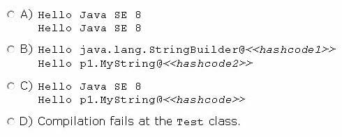 1Z0-808 latest exam questions 13